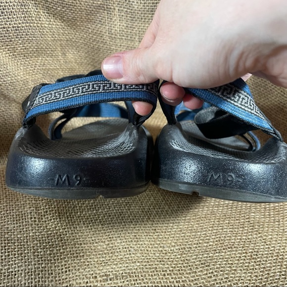 Chaco Z Strap Classic Sandal Slip On Blue Aztec main image 9